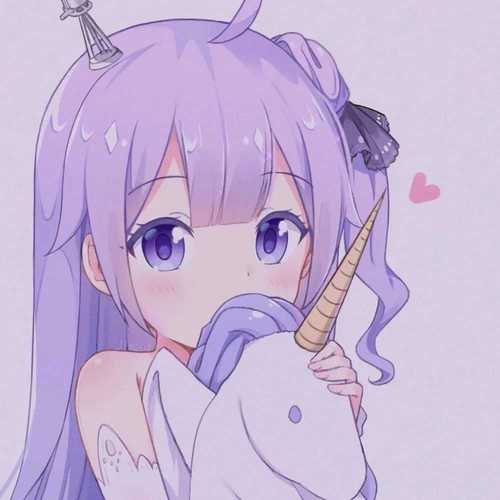 紫色头像女生