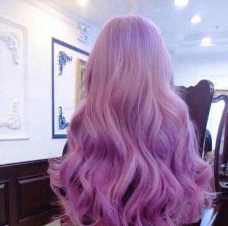 好看的紫色头发