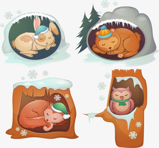 冬眠的动物图片