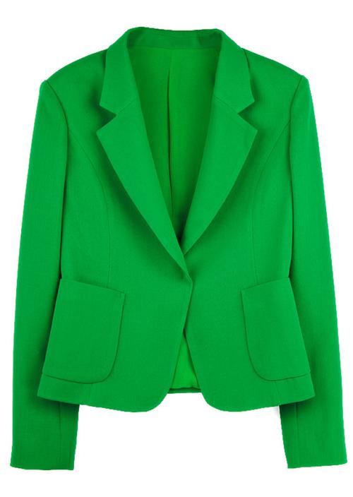 浅绿色西装外套怎么搭配