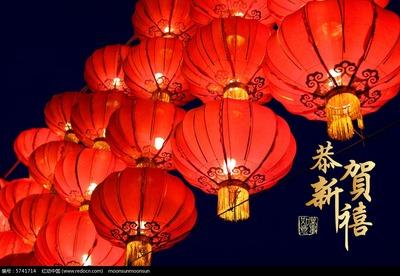 春节灯笼图片 过新年灯笼图片