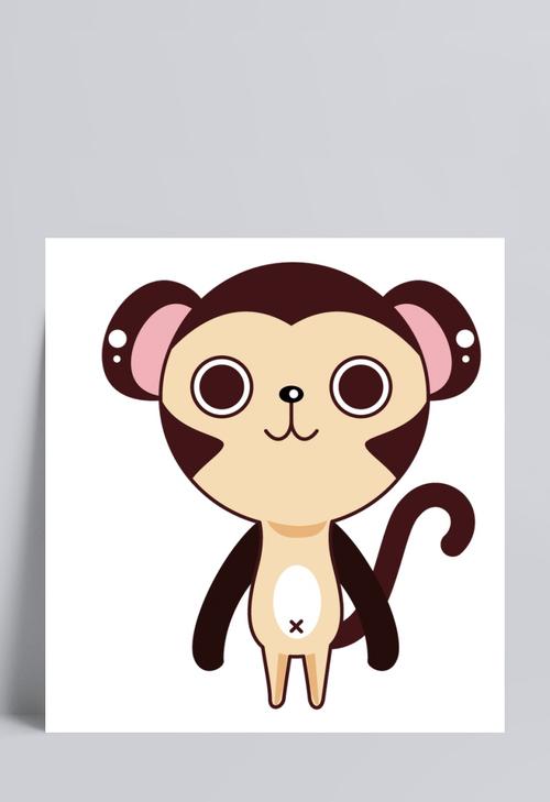 小猴子卡通图片