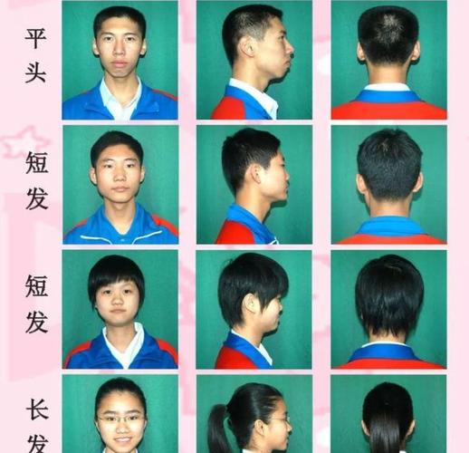 学生标准发型
