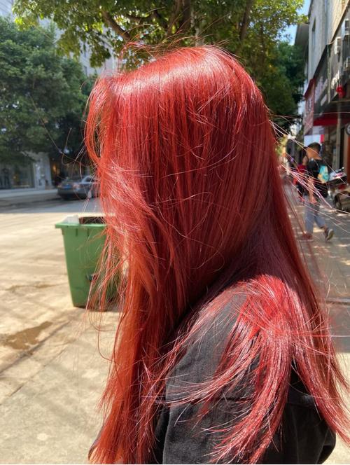 红色染头发的颜色大全 挑染红色头发图片大全
