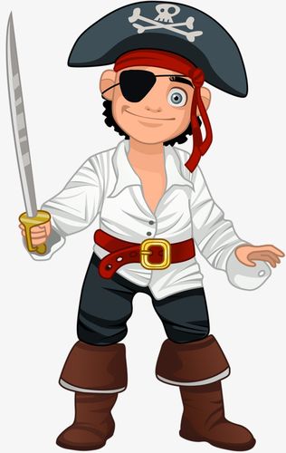 海盗船长图片