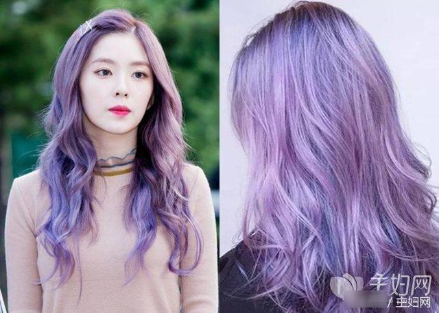 绚丽紫色头发适合年龄