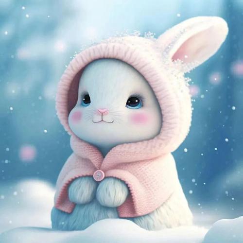 女生小兔兔图片头像可爱动漫系列25张