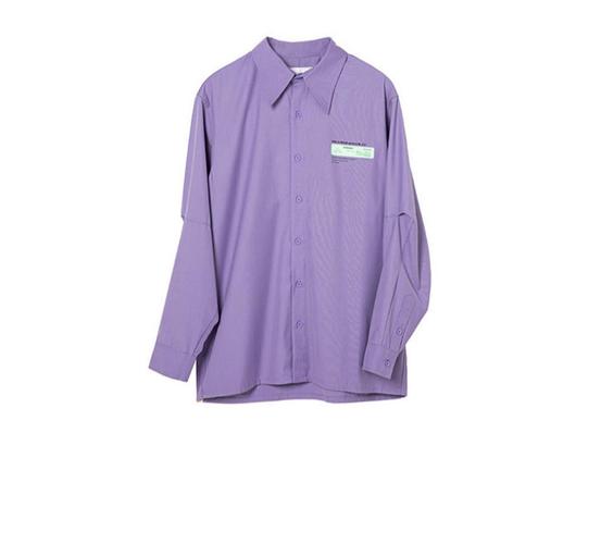 紫色衬衫怎么搭配