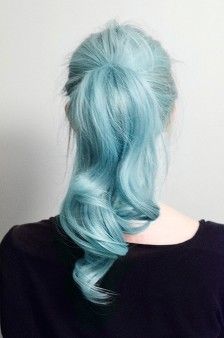 青色头发