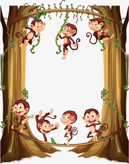 猴子图片卡通图片