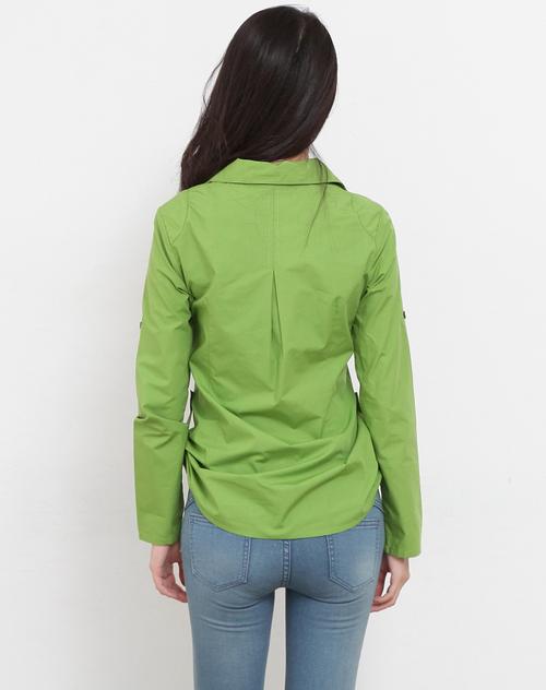 绿色衬衫怎么搭配外套