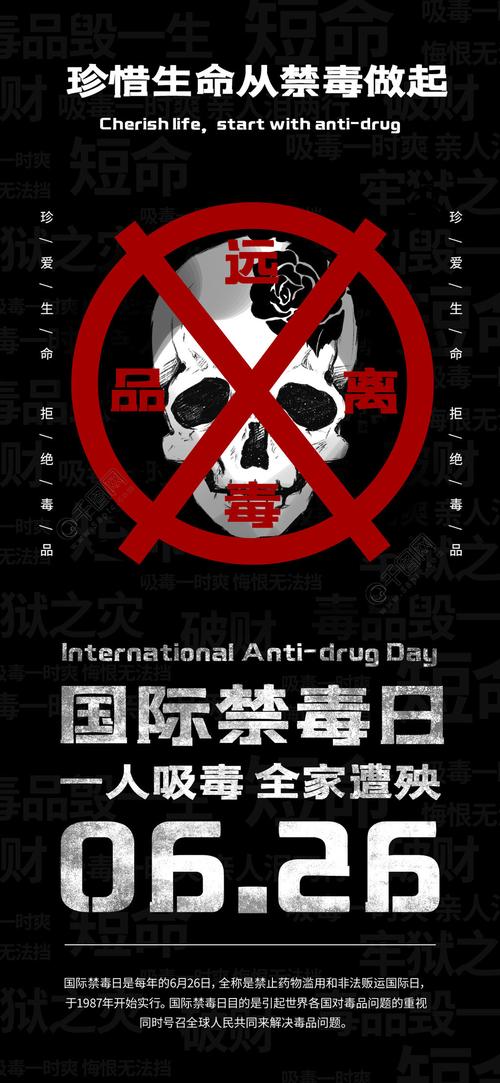 世界禁毒日海报图片