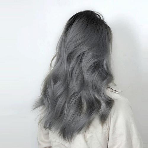 染头发紫灰色