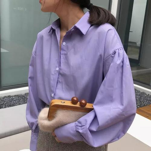 紫色衬衫怎么搭配
