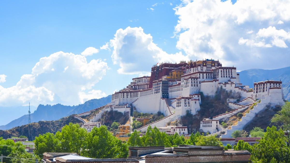 布达拉宫的图片大全欣赏 中国西藏布达拉宫风景图片