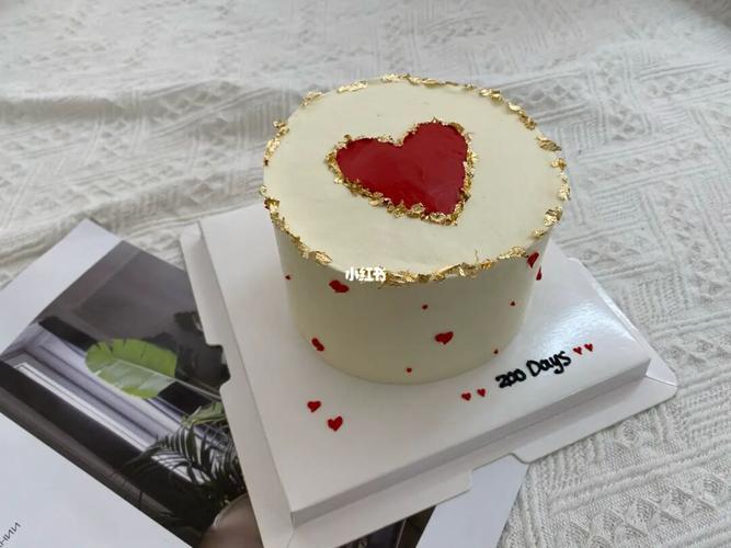 简约情侣蛋糕图片