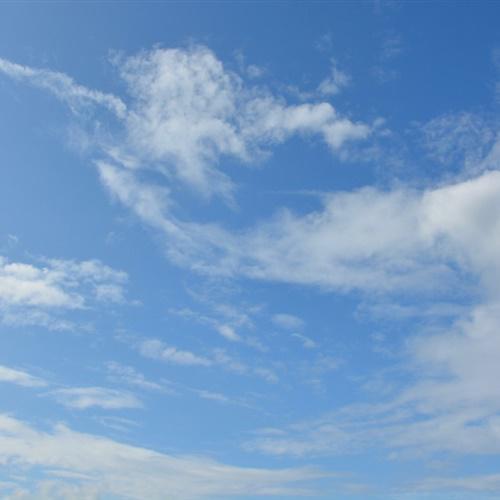 招财的蓝天白云头像高清图片
