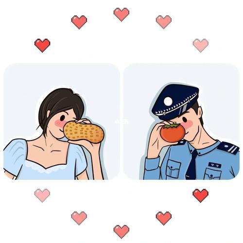 警察情侣图片 警察情侣头像图片大全