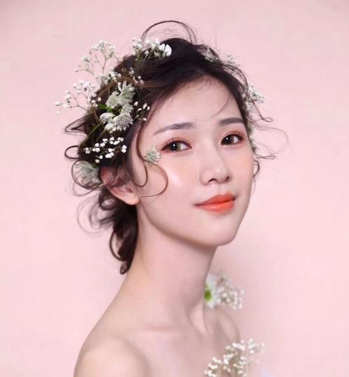 最新韩式新娘发型