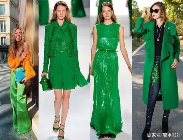 各种绿色衣服搭配图片 绿色衣服颜色搭配图片