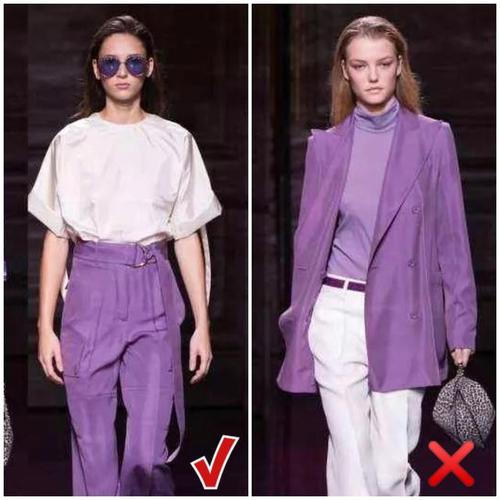 紫色衣服和什么颜色搭配